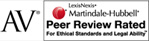 Martindale AV Peer Review Rated